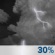 Sunday Night: A chance of showers and thunderstorms before 2am. Mostly cloudy, with a low around 66. West wind 0 to 5 mph. Chance of precipitation is 30%. New rainfall amounts less than a tenth of an inch possible. Sunday Night: Chance Showers And Thunderstorms