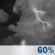 Wednesday Night: Showers and thunderstorms likely. Mostly cloudy, with a low around 67. Chance of precipitation is 60%. Wednesday Night: Showers And Thunderstorms Likely