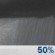 Saturday Night: A chance of rain showers. Mostly cloudy, with a low around 61. Chance of precipitation is 50%. Saturday Night: Chance Rain Showers